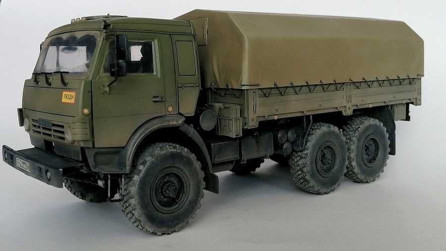Сборная модель- КАМАЗ-5350 "МУСТАНГ". Масштаб 1:35 . ZVEZDA — 2