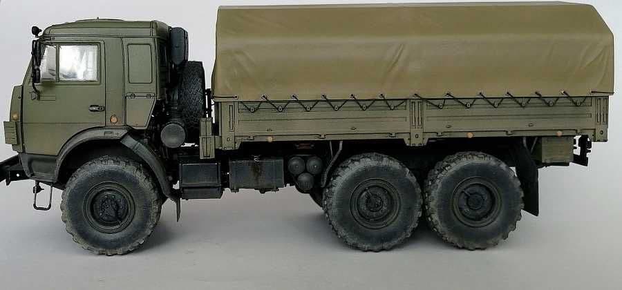 Сборная модель- КАМАЗ-5350 "МУСТАНГ". Масштаб 1:35 . ZVEZDA — 3