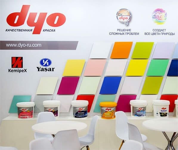Магазин лакокрасочной продукции компании DYO, оточенто, венецианка. — 2