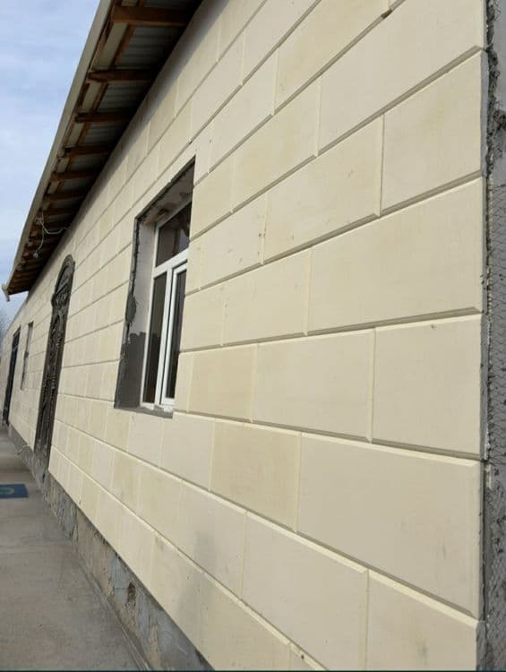 TRAVERtine o'rniga miramirdan bo'lgan toshi Fasadni plitka — 4