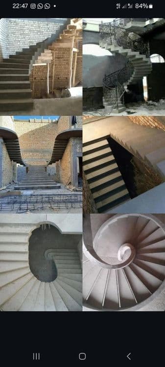 Betondan siz xoxlagan fasonda lestnitsa quyib beramiz — 1