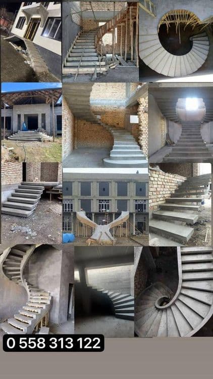 Betondan siz xoxlagan fasonda lestnitsa quyib beramiz — 3