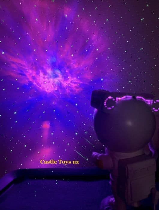 Ночник проектор звездное небо, робот, космонавт — 4