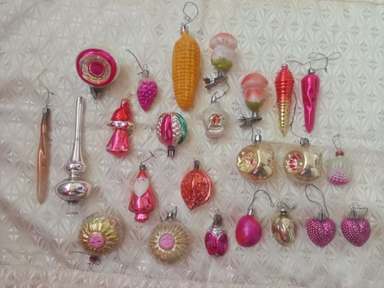 Ёлочные игрушки СССР ( обычные и малютки ) — 2