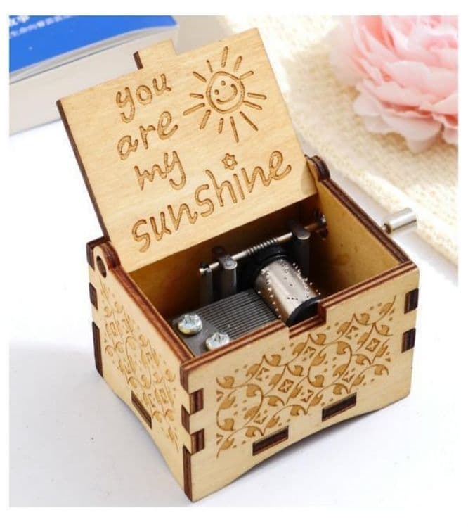 Musiqa chaladigan quticha, sovg'a uchun. Music box for gift — 6