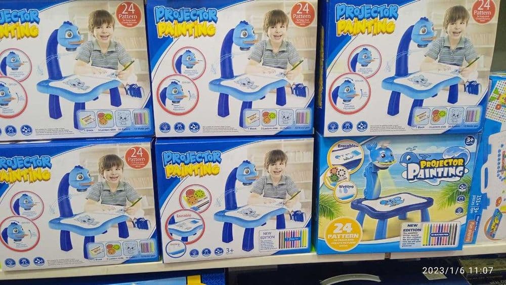 Детский проектор для рисования набор для творчества игрушки — 6