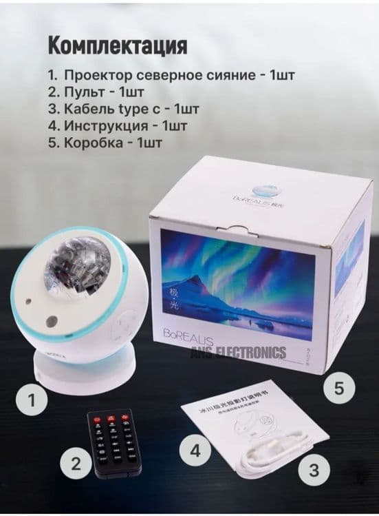 Проектор-ночник звездного неба — 2