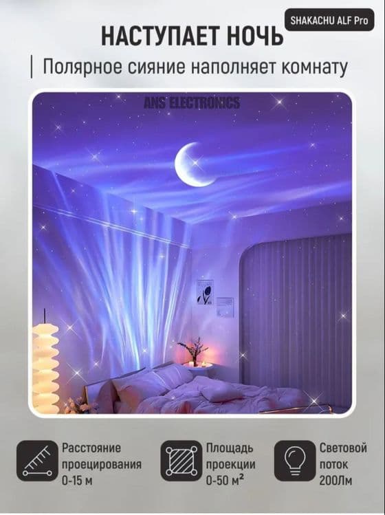 Проектор-ночник звездного неба — 3