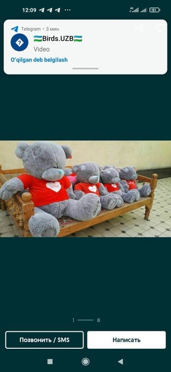 Teddy+kids+Teddi 30sm 3metrgacha — 4