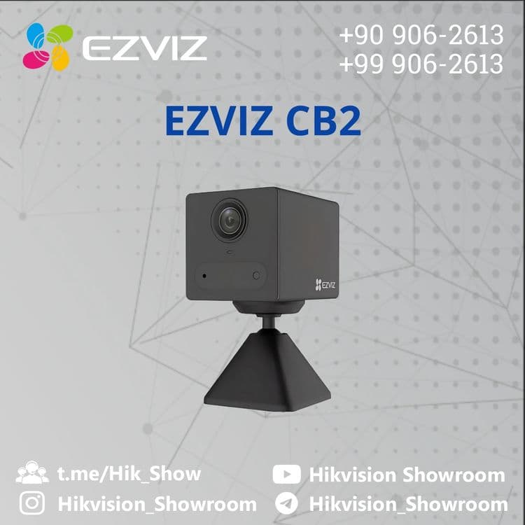 Ezviz CS-CB2 batareykali kamera. Sim karta va wifi bilan ishlaydi — 1
