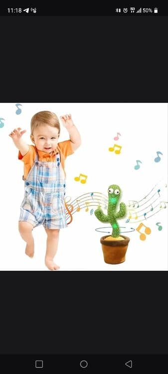 Dastavka bepul. Musiqali kaktus bolalar uchun ajoyib o'yinchoq. — 4