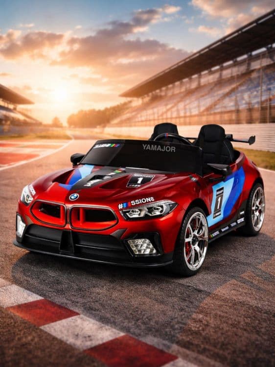 Bolalar mashinasi 2 kishilik bmw 1600 babycar elektromobil detskiy — 2