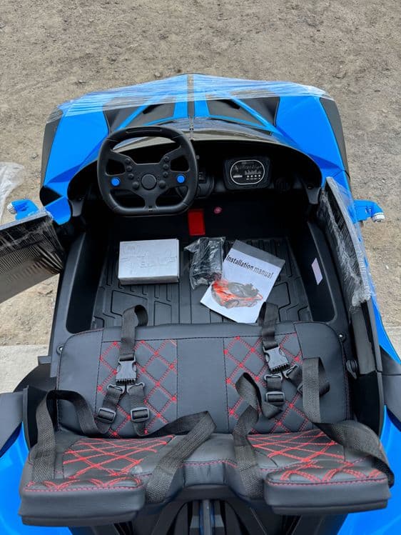 Детская машина Bugatti Bolide 24V – 2 местная, Bluetooth, 4x4 — 8