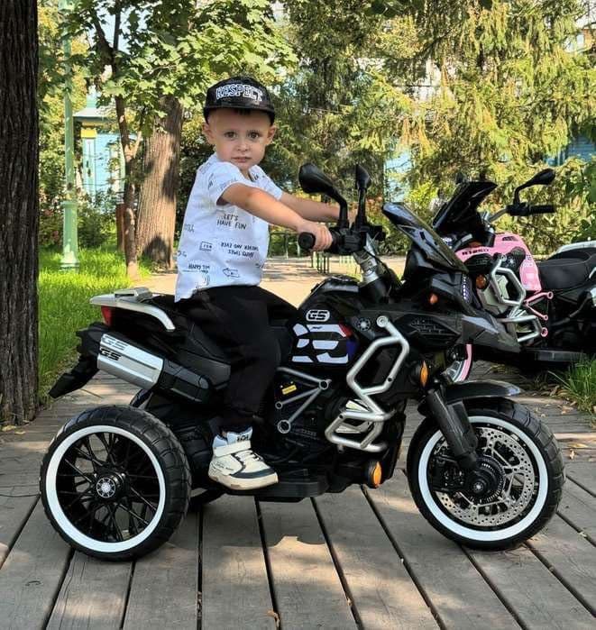 Детский мотоцикл WN258 | 2-7 лет | Свет, Bluetooth, EVA колёса, 12V — 7
