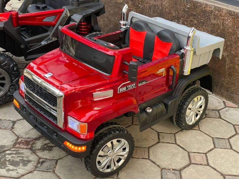 Детский грузовик самосвал 4x4 12V Bluetooth EVA колёса с пультом — 3