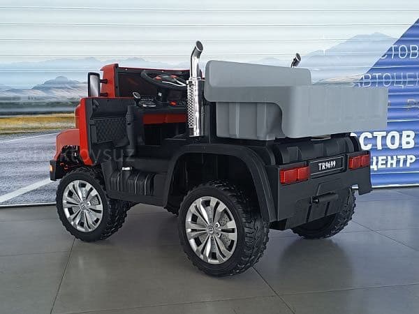 Детский грузовик самосвал 4x4 12V Bluetooth EVA колёса с пультом — 7