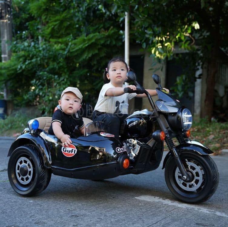 Детский мотоцикл GUFI 12V | 2-местный, 3-10 лет, до 80 кг — 2