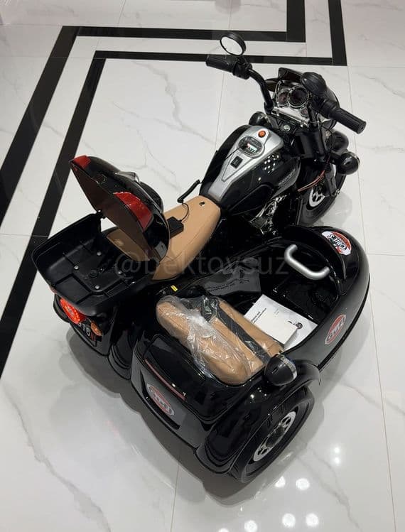 Детский мотоцикл GUFI 12V | 2-местный, 3-10 лет, до 80 кг — 6