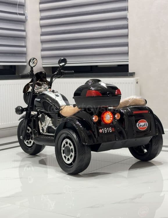 Детский мотоцикл GUFI 12V | 2-местный, 3-10 лет, до 80 кг — 7