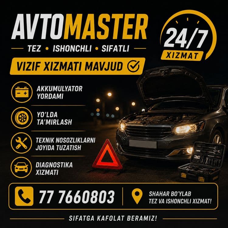 Avtousta avtovizif xizmati avtomobil tuzatish — 1