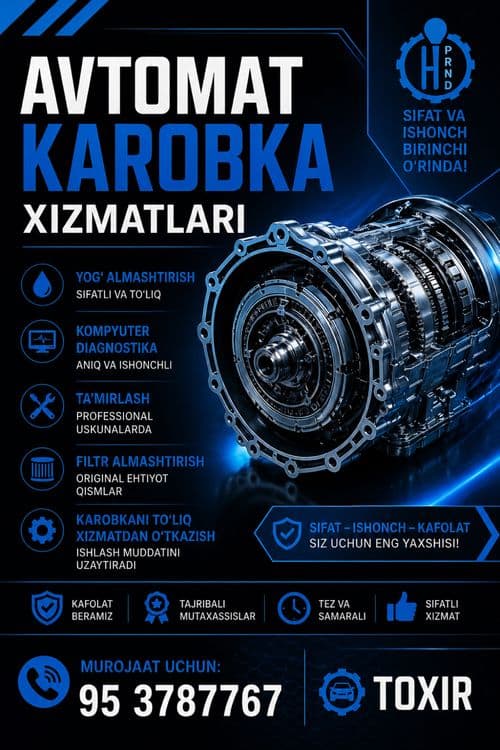 Автомат коробка & Ходовой хизматлари — 1
