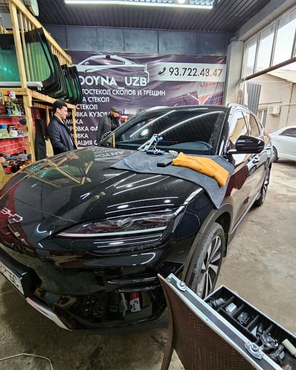 Avtooyna tuzatish Oyna Polirovka Ремонт автостекол Полировка стекол — 5