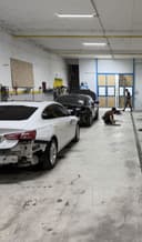 Замена бампера удаление зарапин