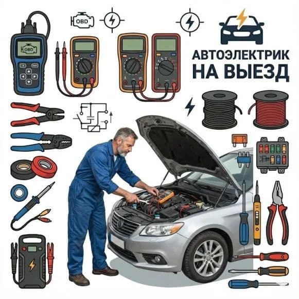 Avto elektrik charvak perekurit mashina ochish usluga elektrika master — 5