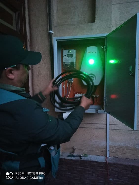 Zaryadka ustanovka qilmiz Byd L6 L7 L9 Honji Mers Bmw Lepmotor 7kv — 4