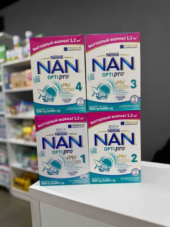 Nan 1,2,3,4, безлактозный, гипоаллергенный, тройной комфорт — 3