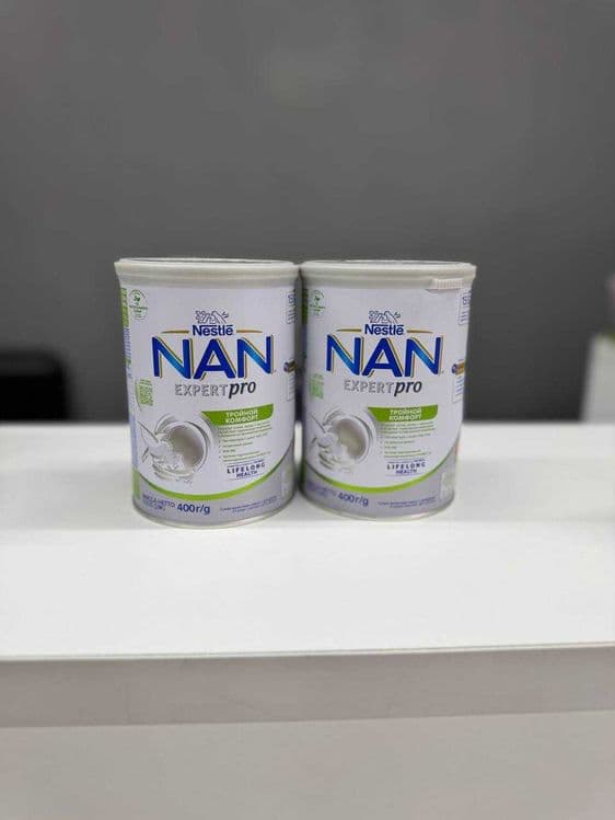 Nan 1,2,3,4, безлактозный, гипоаллергенный, тройной комфорт — 5
