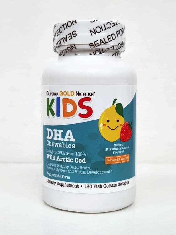 Dha ОМЕГА 3 Для детей california gold США 180 капсул — 1