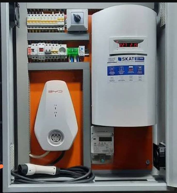 Установка BYD зарядки — 1