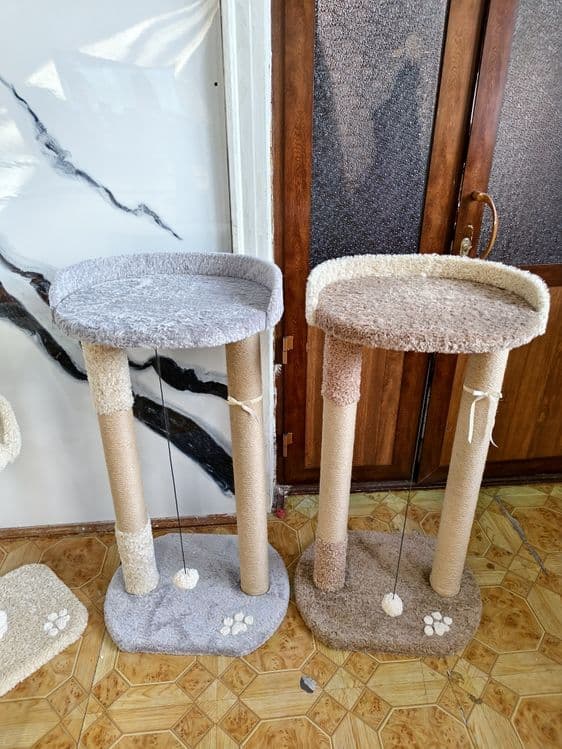 Когтеточка с лежанкой для кошек. Дом для кошек. Ассортимент есть — 3