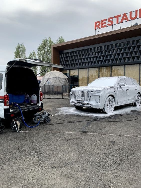 Выездная Автомойка Бесплатно доставка по городу Ташкент 3 фазный мойка — 1