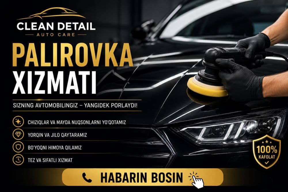 Professiyonal avto Himchistka va deteling xizmatlari — 2