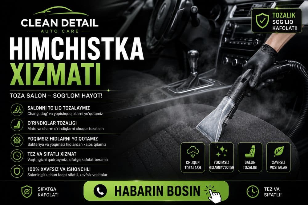 Professiyonal avto Himchistka va deteling xizmatlari — 3
