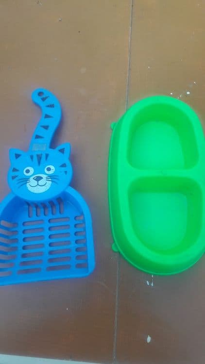 лопатка и миска для кошек — 1