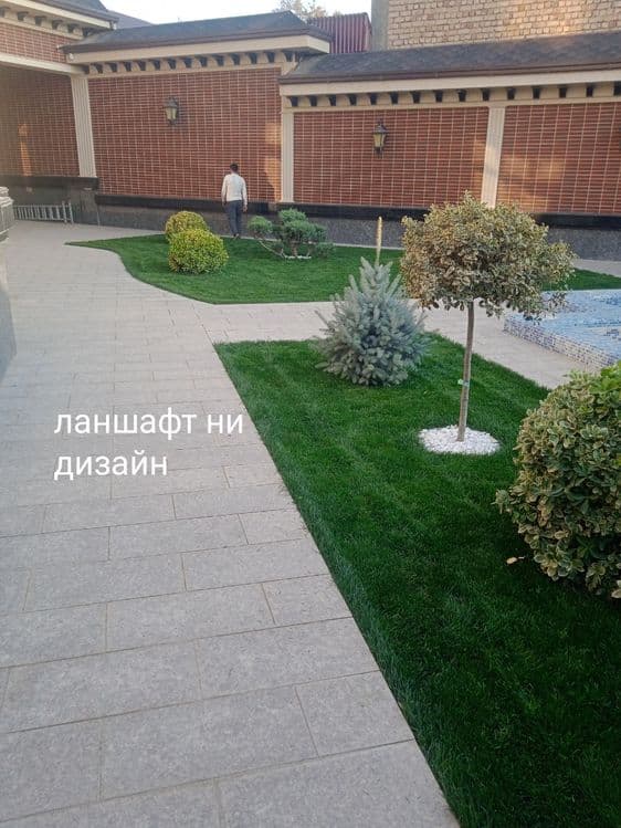 Gazon rulon landshaft xizmati samarkand — 2