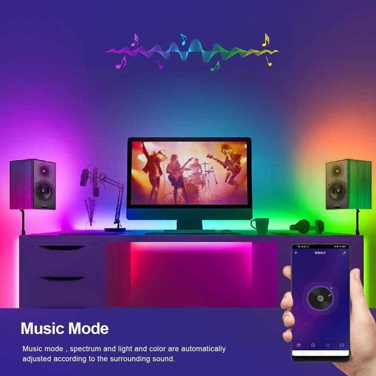 Умная WI-FI LED RGB светодиодная лента 5 метров, Алиса — 2