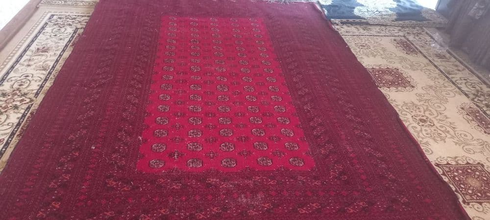 Turkman gilami qadimiy qo'lda to'qilgan — 2