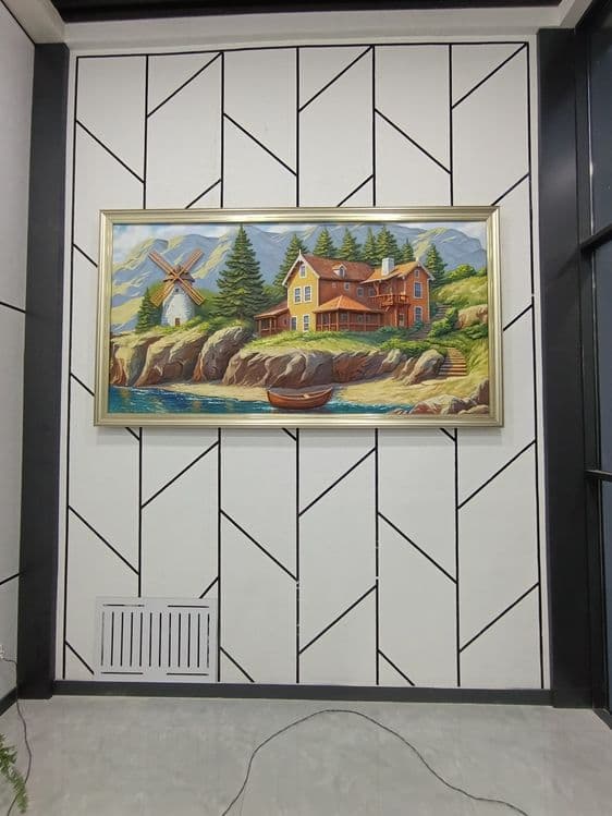 Kartinka na stene 3D barelef — 2