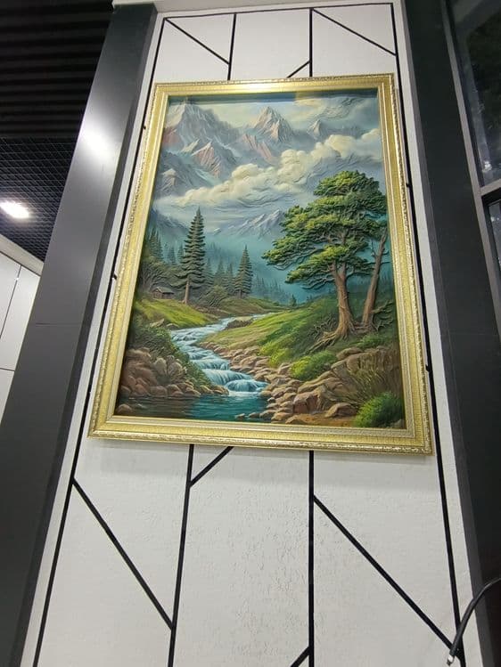 Kartinka na stene 3D barelef — 3