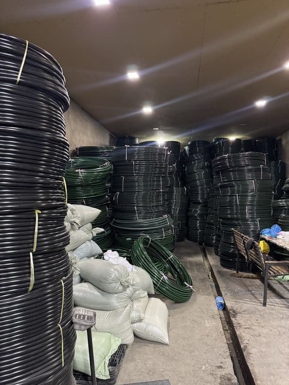 Polietilen Truba Plastmassa Rulon, Gofra, Drenajniy Trub — 1