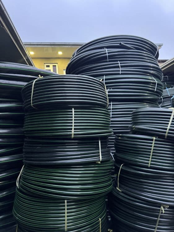 Polietilen Truba Plastmassa Rulon, Gofra, Drenajniy Trub — 3