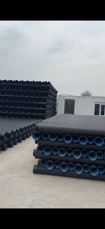 Труба пластиковые канализационная полиэтиленовая truba шланг гофра — 8