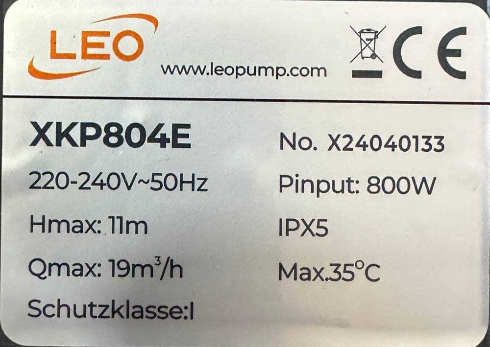 Бассейна Насос LEO 2 год гарантии — 2