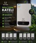 Wolfterm котел 2х контурный 1 контурный газовый Конденсационный 32кв