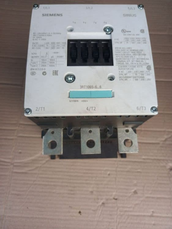 Контактор Siemens 3RT1065 6ap36 — 4