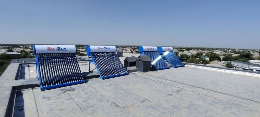 Солнечный Водонагреватель без давлением 100л — 2
